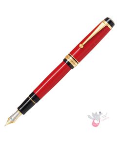 PILOT Custom Urushi 845 Fountain Pen (18ct Gold Nib, Con-70) - Red - Broad Nib