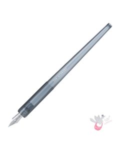 PILOT Iro-Utsushi Dip Pen - Resin Nib Holder with Stainless Steel Nib (14.4cm length) - Clear Grey - Fine Nib