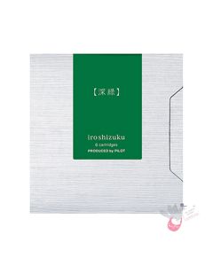 PILOT Iroshizuku Ink Cartridges - Pack of 6 - Shin-Ryoku (forest green)