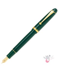 PILOT Custom 74 Fountain Pen (14ct Gold Nib, Con-70) - Dark Green - Extra Fine Nib
