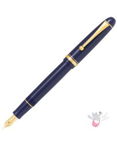 PILOT Custom 74 Fountain Pen (14ct Gold Nib, Con-70) - Dark Blue - Extra Fine Nib