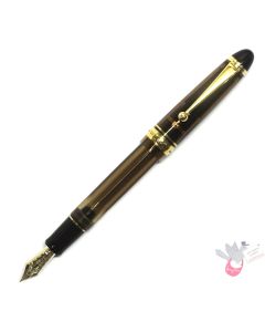 PILOT Custom 823 Fountain Pen (14ct Gold Nib) - Brown - Medium Nib