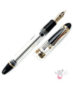 PILOT Custom 823 Fountain Pen (14ct Gold Nib, plunger vacuum) - Demonstrator - FA Nib