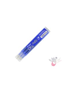 PILOT Frixion Erasable Gel Pen Refills - 0.7mm - Blue - Pack 3 
