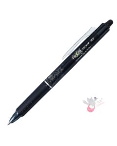 PILOT Frixion Clicker (Retractable) Erasable Gel Pen - 0.7mm - Black