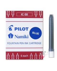 PILOT IC-50-B Ink Cartridge - 6 Pack - Blue