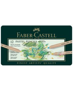 FABER-CASTELL Pitt Artist Pastel Pencils - Tin of 12