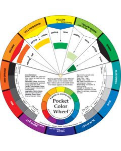 THE COLOR WHEEL COMPANY Pocket Colour Wheel Mixing Guide (13cm)