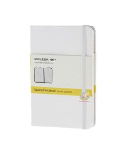 MOLESKINE’ÇÎå Classic Hard Cover Notebook - Squared - White (A6) 