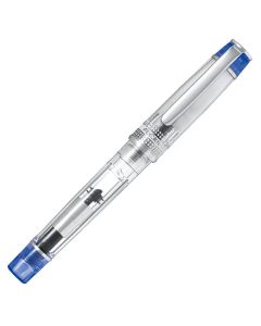 PILOT Prera Demonstrator Fountain Pen - Clear/Blue - Fine Nib (includes con-40 converter)