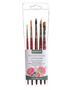 PRINCETON Pro Brushes 5-Piece Set - Watercolour - Floral