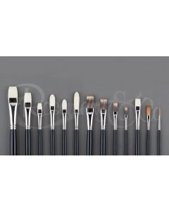 ROSEMARY & CO Leon Homes Set for Oils - Long Handle (12 Brushes) Does not include Size 10 flat