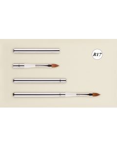 ROSEMARY & CO Reversible Pocket Brush - R17 - Golden Synthetic - Pointed - Cat's Tongue (9 x 19mm)