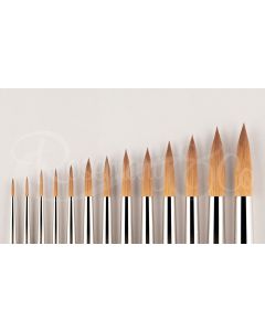 ROSEMARY & CO Brush - Red Dot (Synthetic Sable) - Designer - Size 8 (6 x 27.6mm)