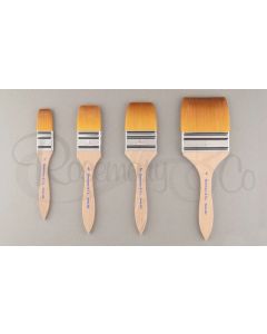 ROSEMARY & CO Brush - Series 222 (Golden Synthetic) - Flat One Stroke - 1 1/2"