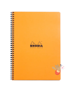 Rhodia Wirebound Notebook Ruled A4+ Orange
