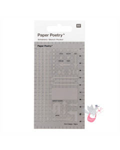PAPER POETRY Journalling Stencil - Arrows (7 x 12cm)