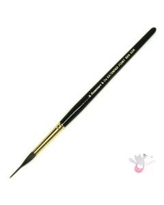 ROSEMARY & CO Watercolour Brush - Series 336 - Extended Needle Point Posara - Synthetic Point & Squirrel/Sable Blend - Size 8 (5 x 34.5mm)