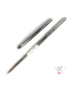 ROSEMARY & CO Reversible Pocket Brush - R0 - Pure Kolinsky Sable - Pointed Size 4 (3.4 x 15.7mm) 