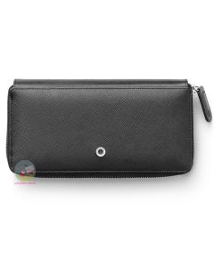 Graf von FABER-CASTELL Saffiano Ladies Leather Wallet - Black