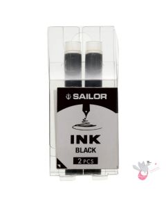 SAILOR Basic Ink Cartridges - Pack of 2 - Black