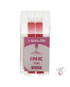 SAILOR Basic Ink Cartridges - Pack of 2 - Pink