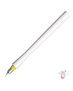 SAILOR Hocoro Dip Fountain Pen (includes reservoir) - White/Yellow - 40 Degree Fude Nib
