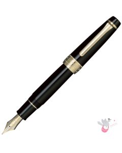 SAILOR Professional Gear King of Pen (21K gold nib & Converter) - Black/Gold - Medium Nib