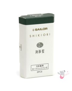 SAILOR SHIKIORI Fountain Pen Ink Cartridges - Pack of 3 - Miruai (Seeing Love)