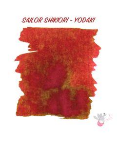 SAILOR SHIKIORI Fountain Pen Ink - 20mL - Yodaki (Summer Red)