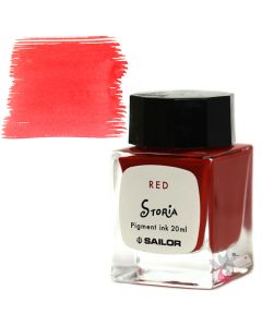 SAILOR STORiA Pigment Ink - 20mL bottle - Fire (Red)