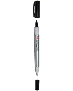 SAKURA Identi-Pen Permanent Marker - Dual Tip (1.0mm / 0.4mm) - Black