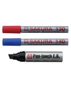 SAKURA 130 Pen-Touch Permanent Maker - Medium (2.0mm) - Black 