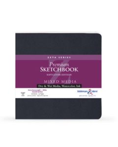 STILLMAN & BIRN Zeta Sketchbook - Softcover - Square (7.5 x 7.5" / 19 x 19 cm) - 270gsm - 26 Sheets