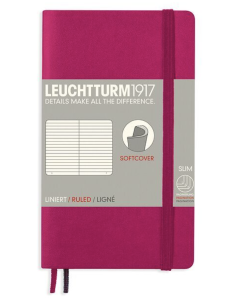 LEUCHTTURM1917 Soft Cover - Pocket (A6) - Dotted - Berry