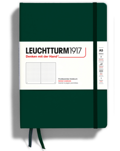 LEUCHTTURM1917 Classic Hard Cover - Medium (A5) - Dotted - Forest Green