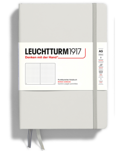 LEUCHTTURM1917 Classic Hard Cover - Medium (A5) - Dotted - Light Grey