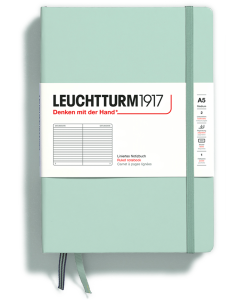 LEUCHTTURM1917 Classic Hard Cover - Medium (A5) - Ruled - Mint Green