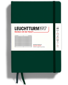 LEUCHTTURM1917 Classic Hard Cover - Medium (A5) - Squared / Grid - Forest Green