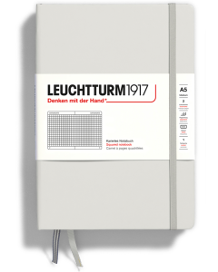 LEUCHTTURM1917 Classic Hard Cover - Medium (A5) - Squared / Grid - Light Grey