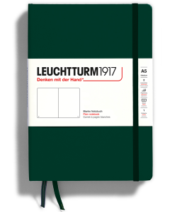 LEUCHTTURM1917 Classic Hard Cover - Medium (A5) - Plain - Forest Green