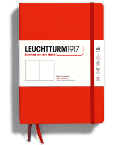 LEUCHTTURM1917 Classic Hard Cover - Medium (A5) - Plain - Fox Red