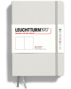 LEUCHTTURM1917 Classic Hard Cover - Medium (A5) - Plain - Light Grey