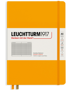LEUCHTTURM1917 Classic Hard Cover - Medium (A5) - Squared - Rising Sun