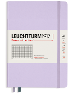 LEUCHTTURM1917 Classic Hard Cover - Medium (A5) - Squared/Grid - Lilac