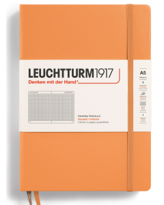 LEUCHTTURM1917 Classic Hard Cover - Medium (A5) - Squared/Grid - Apricot