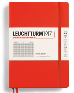 LEUCHTTURM1917 Classic Hard Cover - Medium (A5) - Squared/Grid - Lobster
