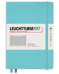 LEUCHTTURM1917 Classic Hard Cover - Medium (A5) - Squared - Aquamarine