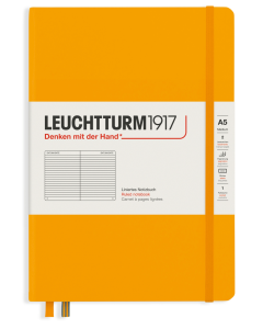 LEUCHTTURM1917 Classic Hard Cover - Medium (A5) - Ruled - Rising Sun