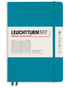 LEUCHTTURM1917 Classic Hard Cover - Medium (A5) - Ruled - Ocean